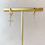 Big Cross Shiny Hoops