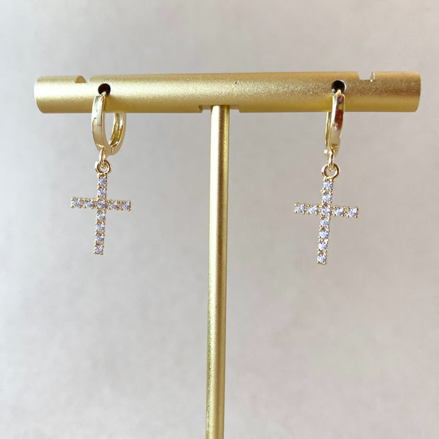Big Cross Shiny Hoops