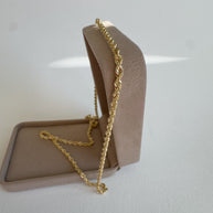 Men's Rope Classic Chain 14K Solid Gold Necklace