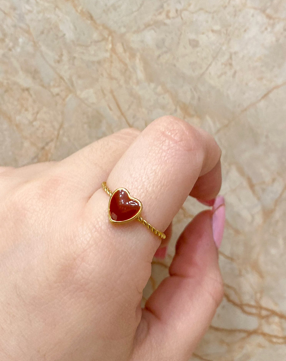 Hearts Adjustable Rings