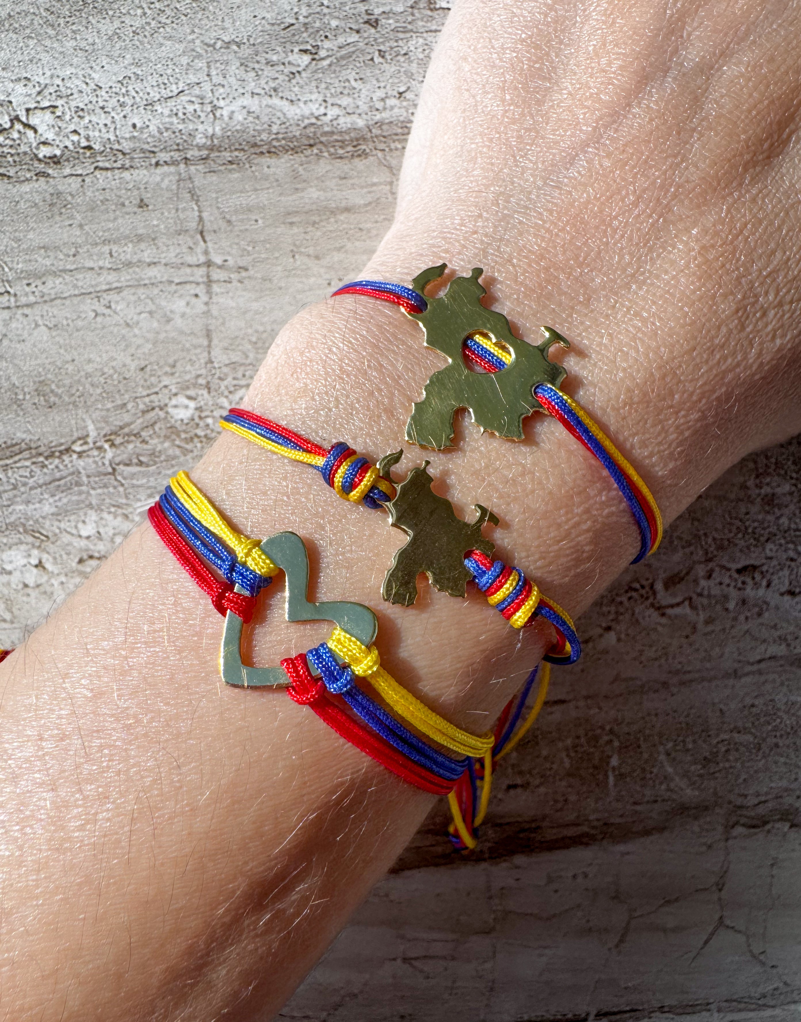 Pulseras Tricolor Mapas de Venezuela