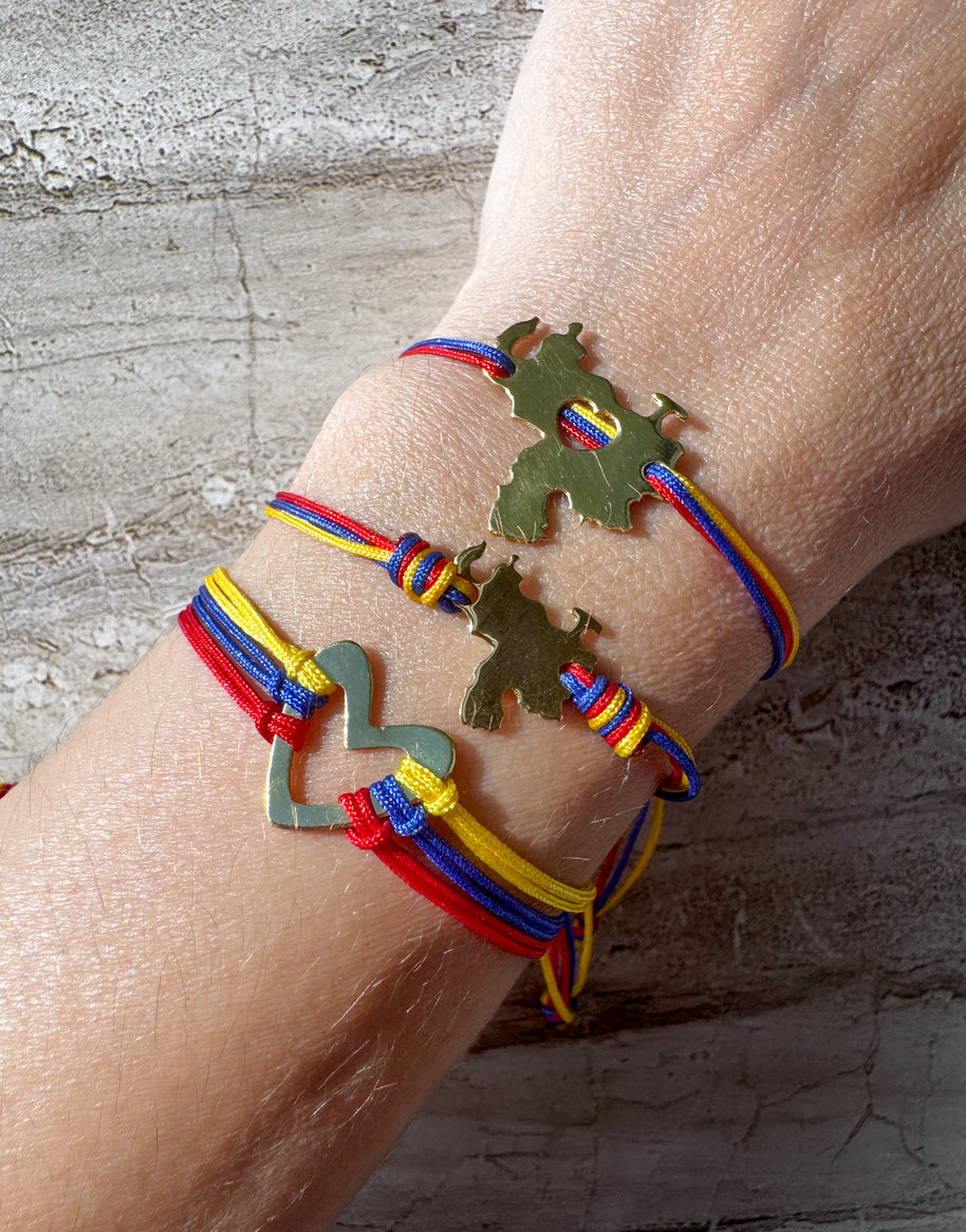 Pulseras Tricolor Mapas de Venezuela