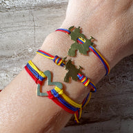 Pulseras Tricolor Mapas de Venezuela
