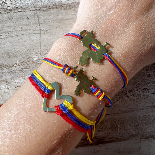 Pulseras Tricolor Mapas de Venezuela