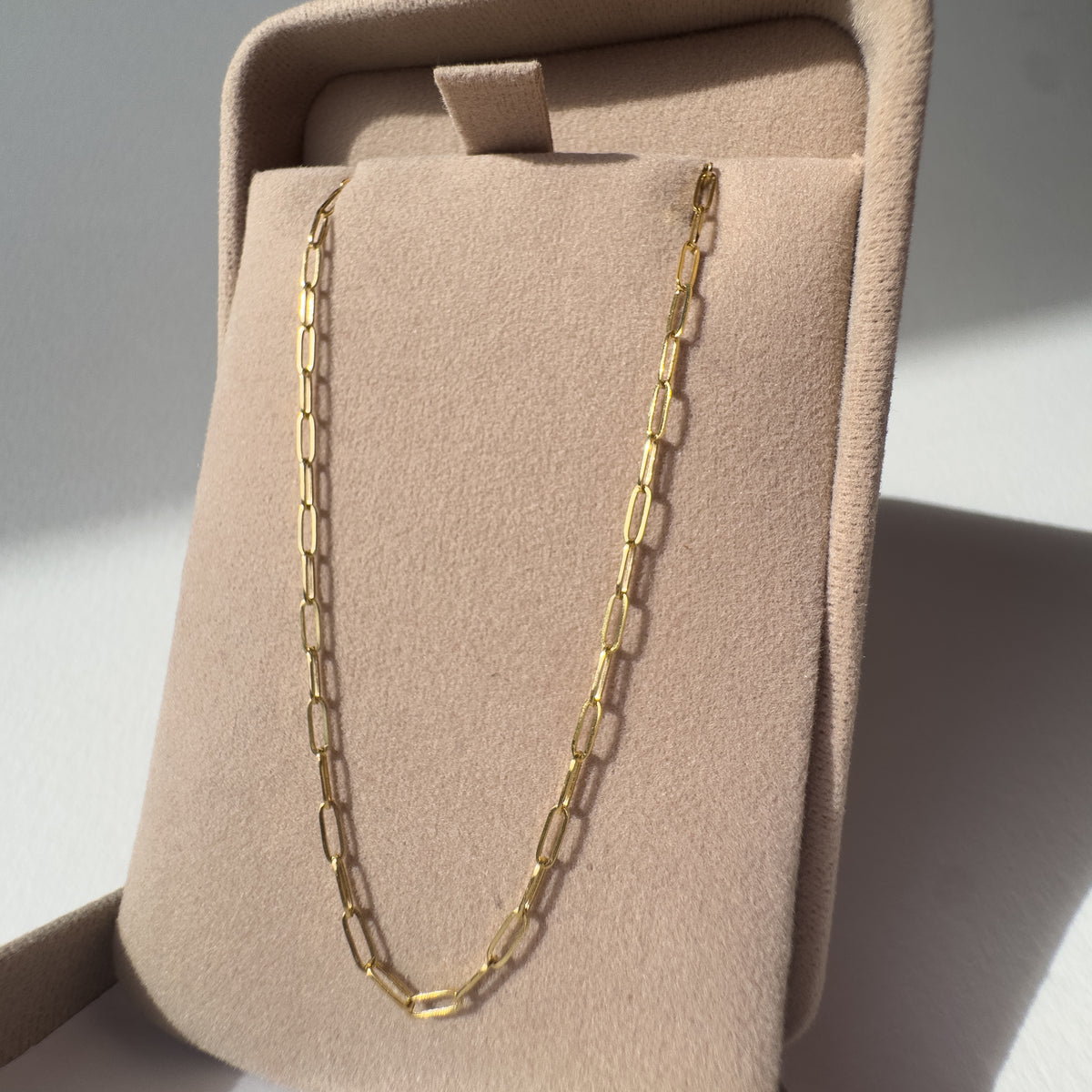 Paperclip 18K Gold Chain