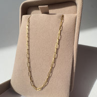 Paperclip 18K Gold Chain