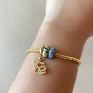 Little Faith and Turkish Stone Charms Bracelet