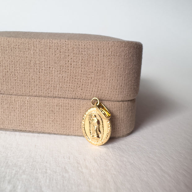 Our Lady of Guadalupe 18K Gold Medal