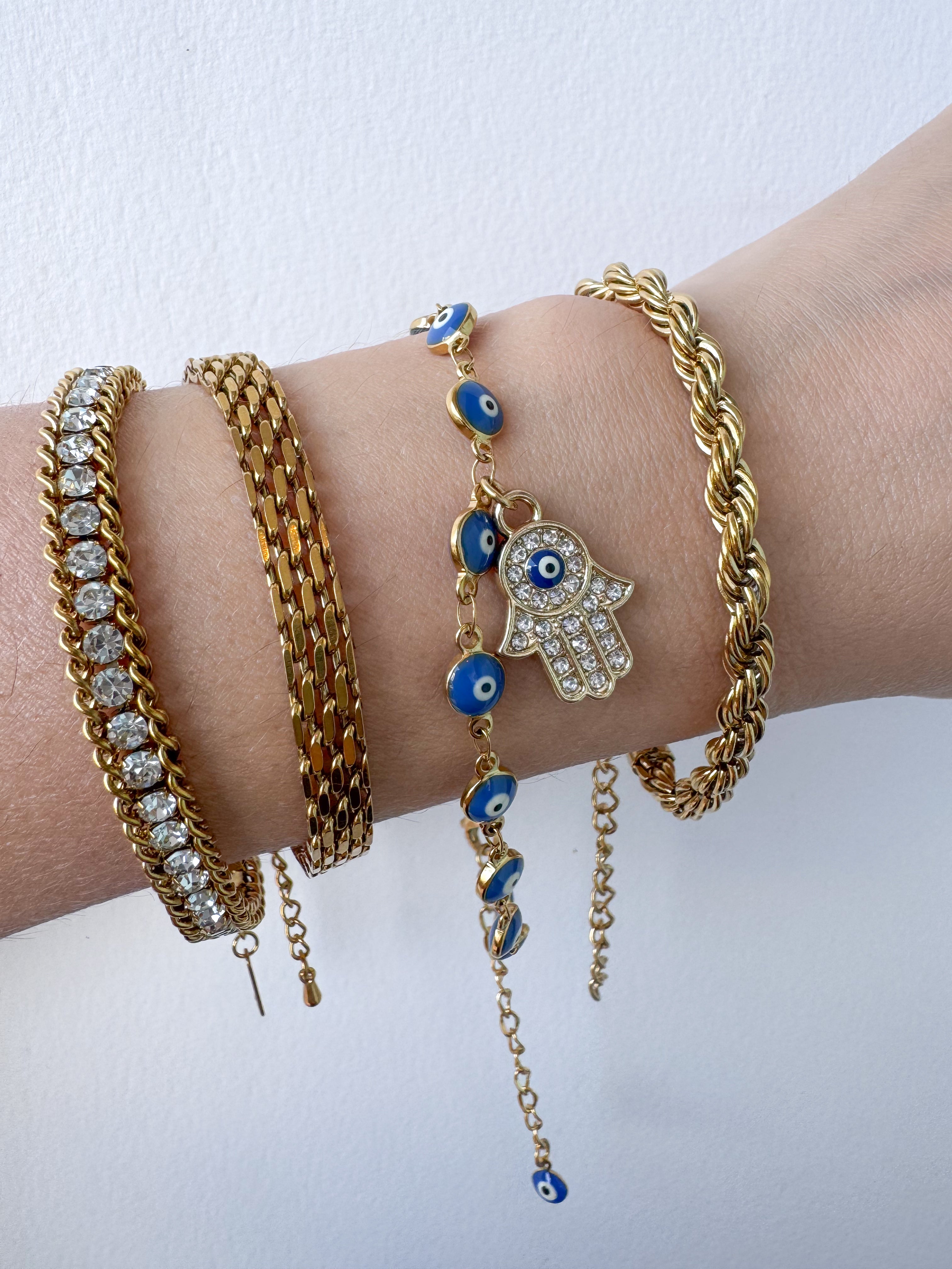 Variety of Steel Thick Style Bracelets