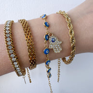 Variety of Steel Thick Style Bracelets