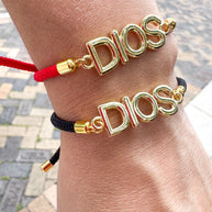 Red and Black Bracelets DIOS Charm