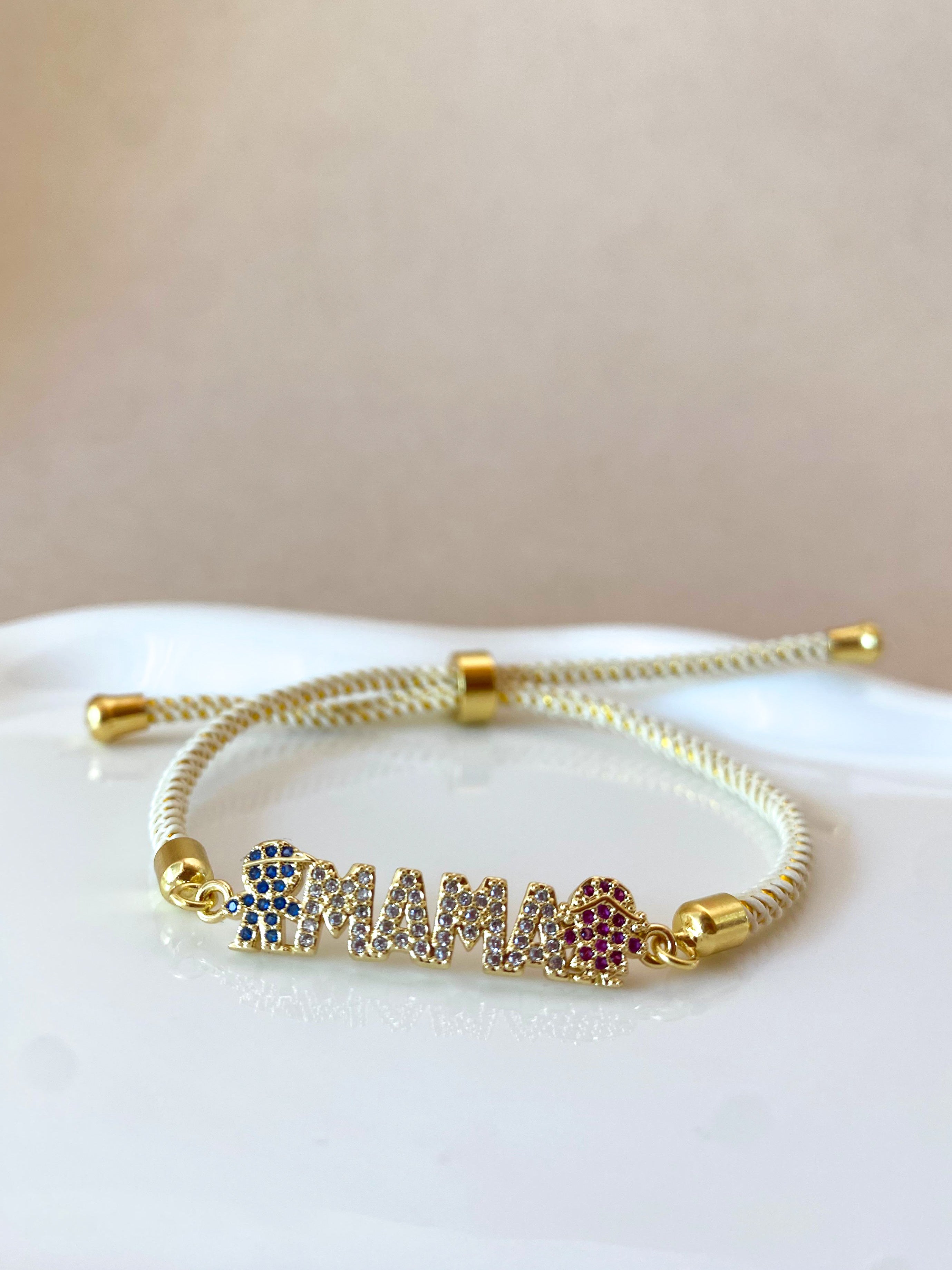 Boy & Girl Shiny Mama Cream Bracelet