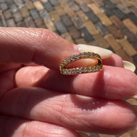 2 Layers Zircon Style Ear Cuff