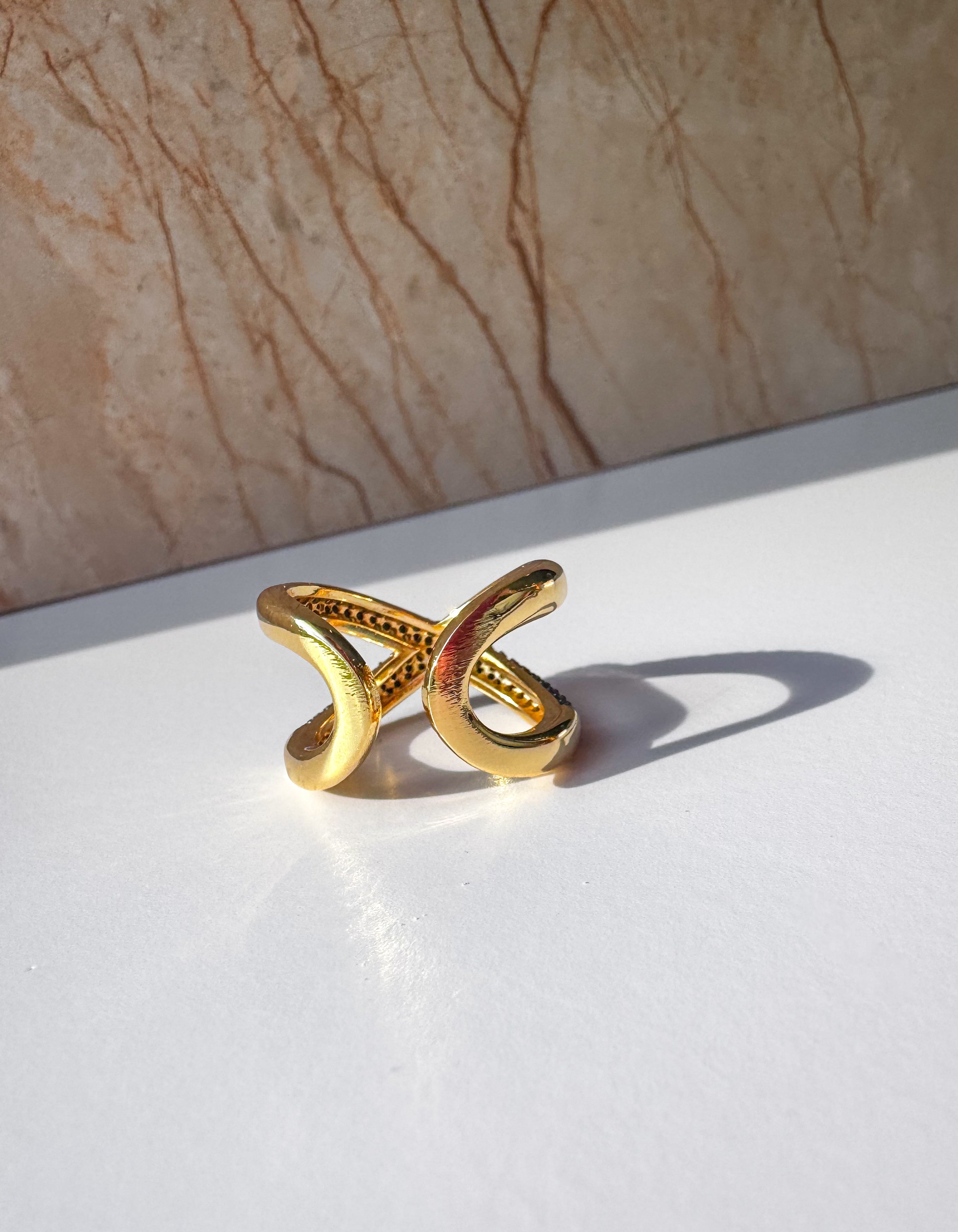 Anillo X Cristales Oscuros