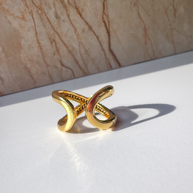 Anillo X Cristales Oscuros