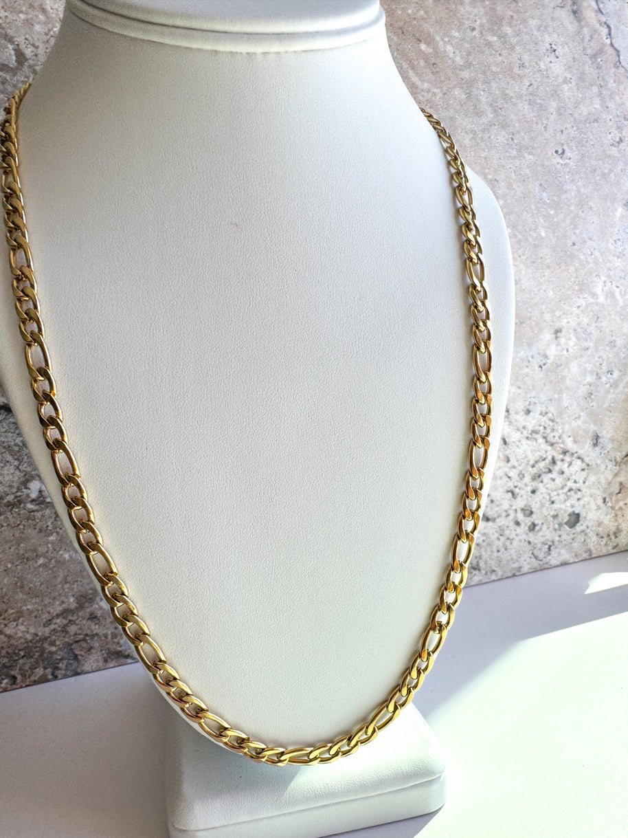 Golden Links Plain Steel Chain