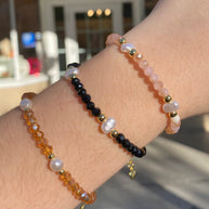 Colorful Beads & Pearls Bracelet