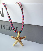Load image into Gallery viewer, Cadena Tejida Estrella de Mar

