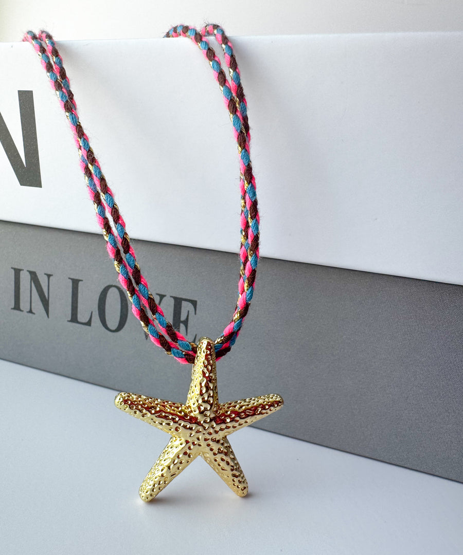 Cadena Tejida Estrella de Mar