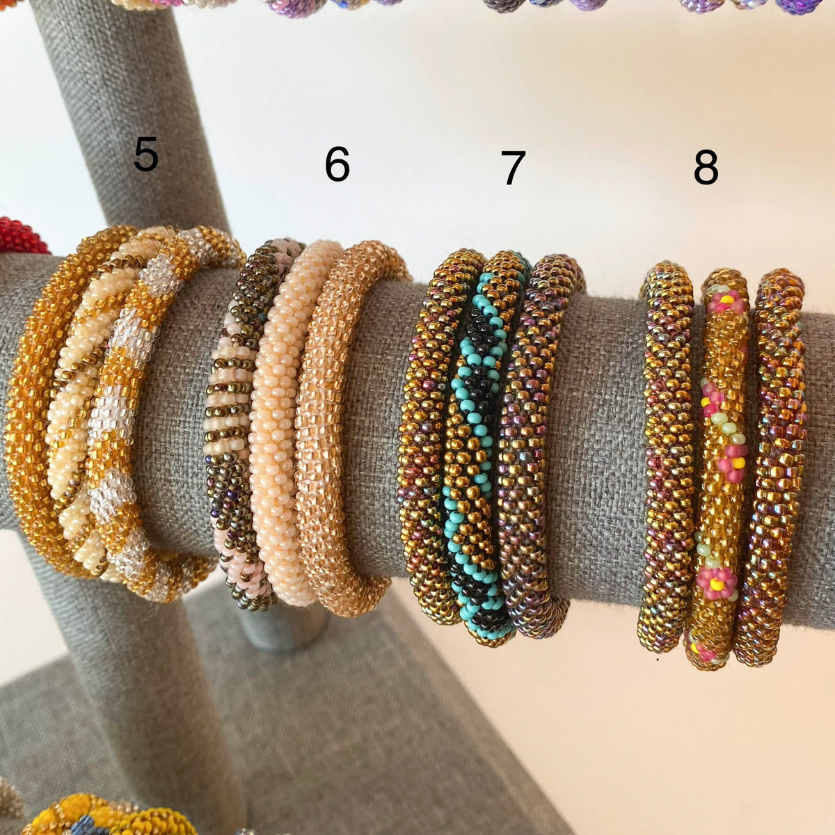 Variety of Nepal Style Multicolor Set of 3 Bracelets