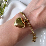 Golden Heart Style Bracelet