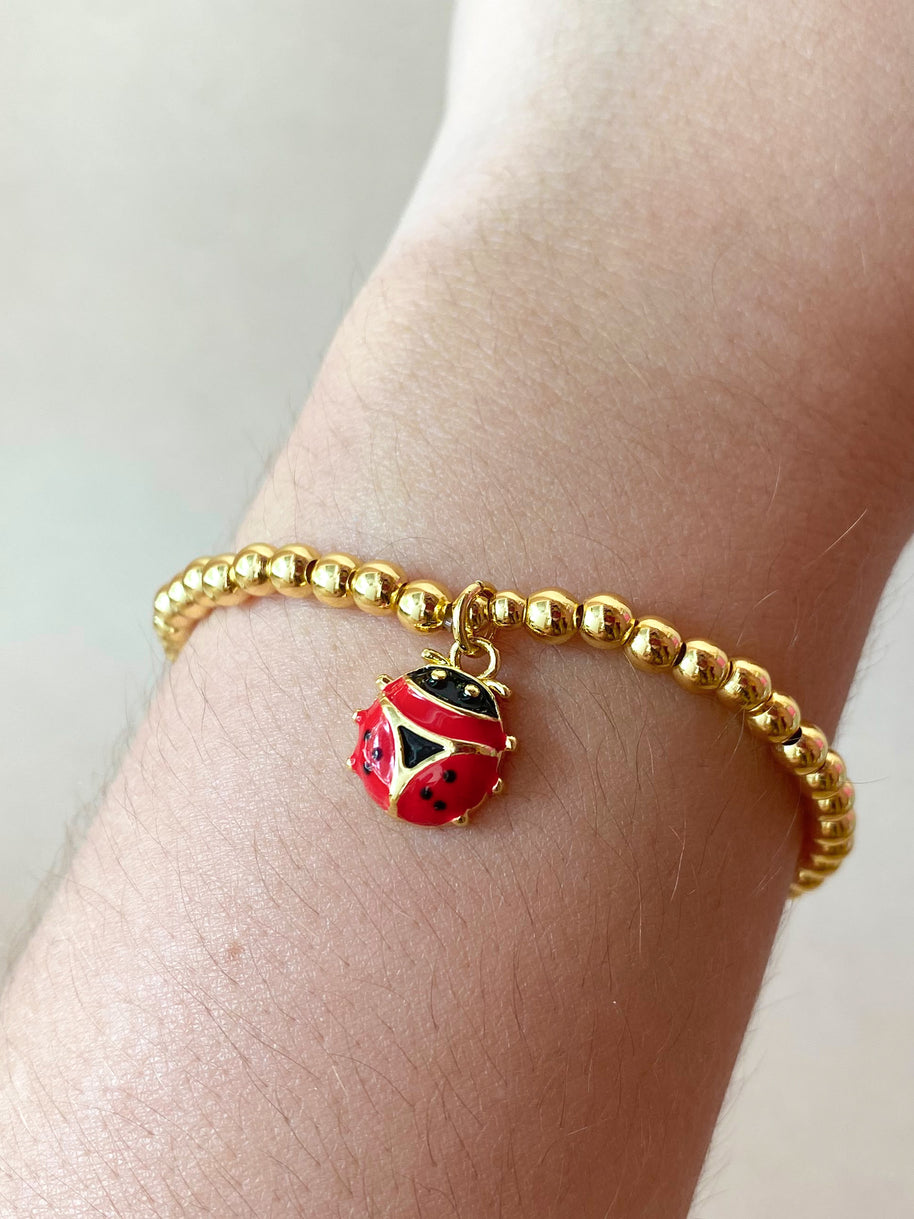 Little Ladybug Elastic Bracelet