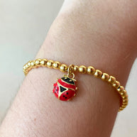 Little Ladybug Elastic Bracelet