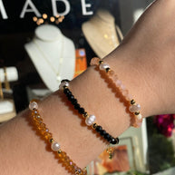 Colorful Beads & Pearls Bracelet