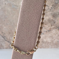 Sailor Style 14k Solid Gold Bracelet