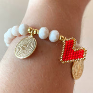 St Benedict, Our father and more Religious Charms Bracelet