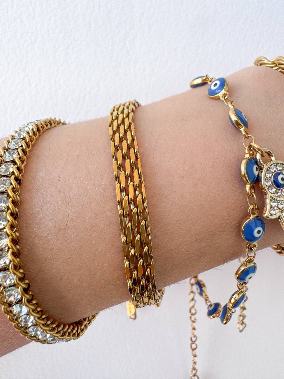 Variety of Steel Thick Style Bracelets
