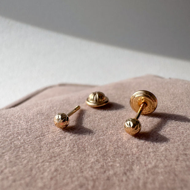 Topitos diamantados mini 18K