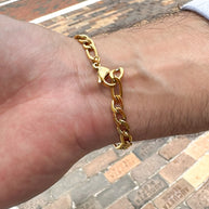 Basic Gold Link Bracelet
