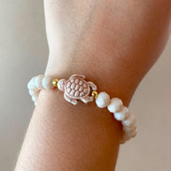 Light Pink Turtle 🐢 Elastic Bracelet