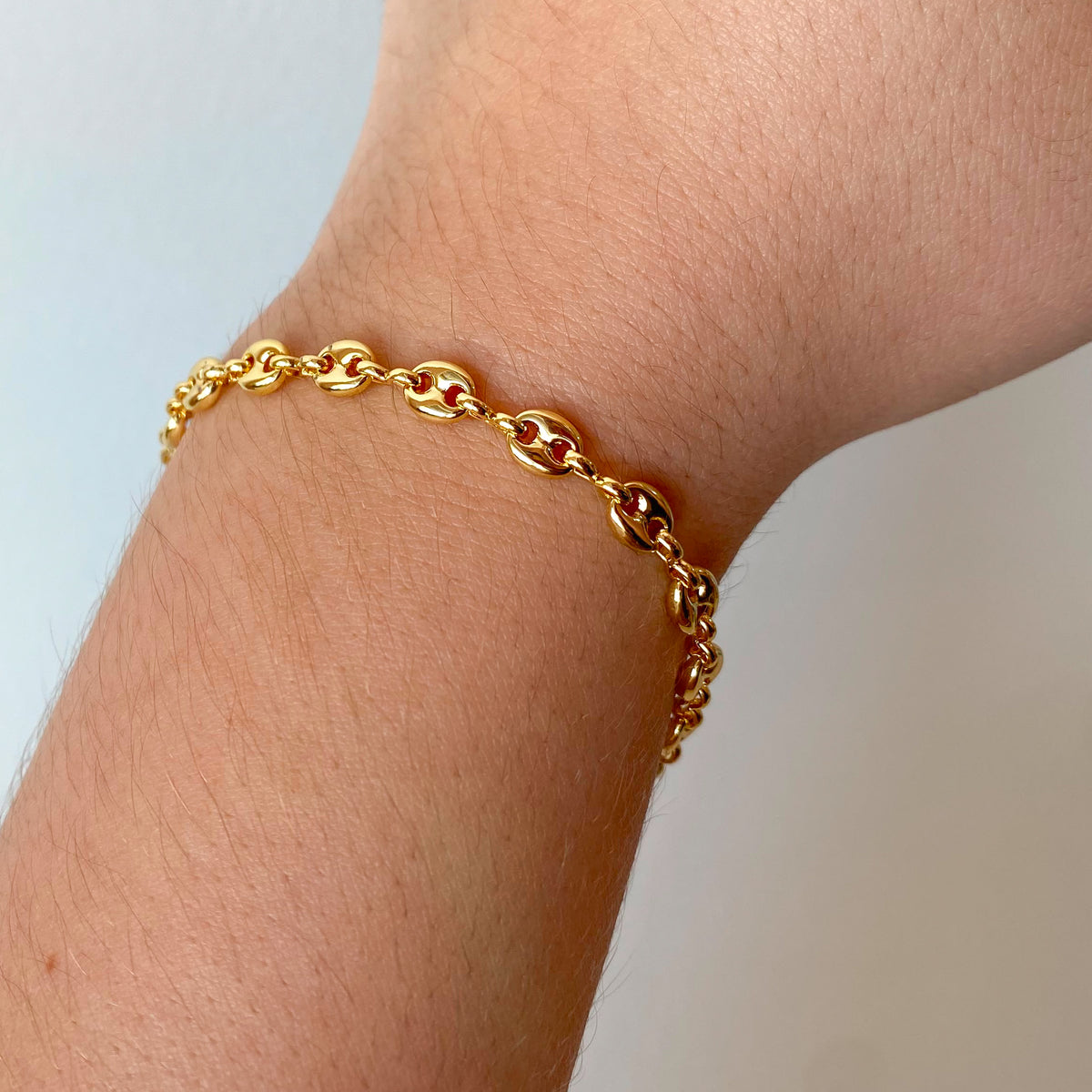 Little Coffee Grain Golden Bracelet