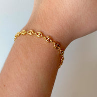 Little Coffee Grain Golden Bracelet