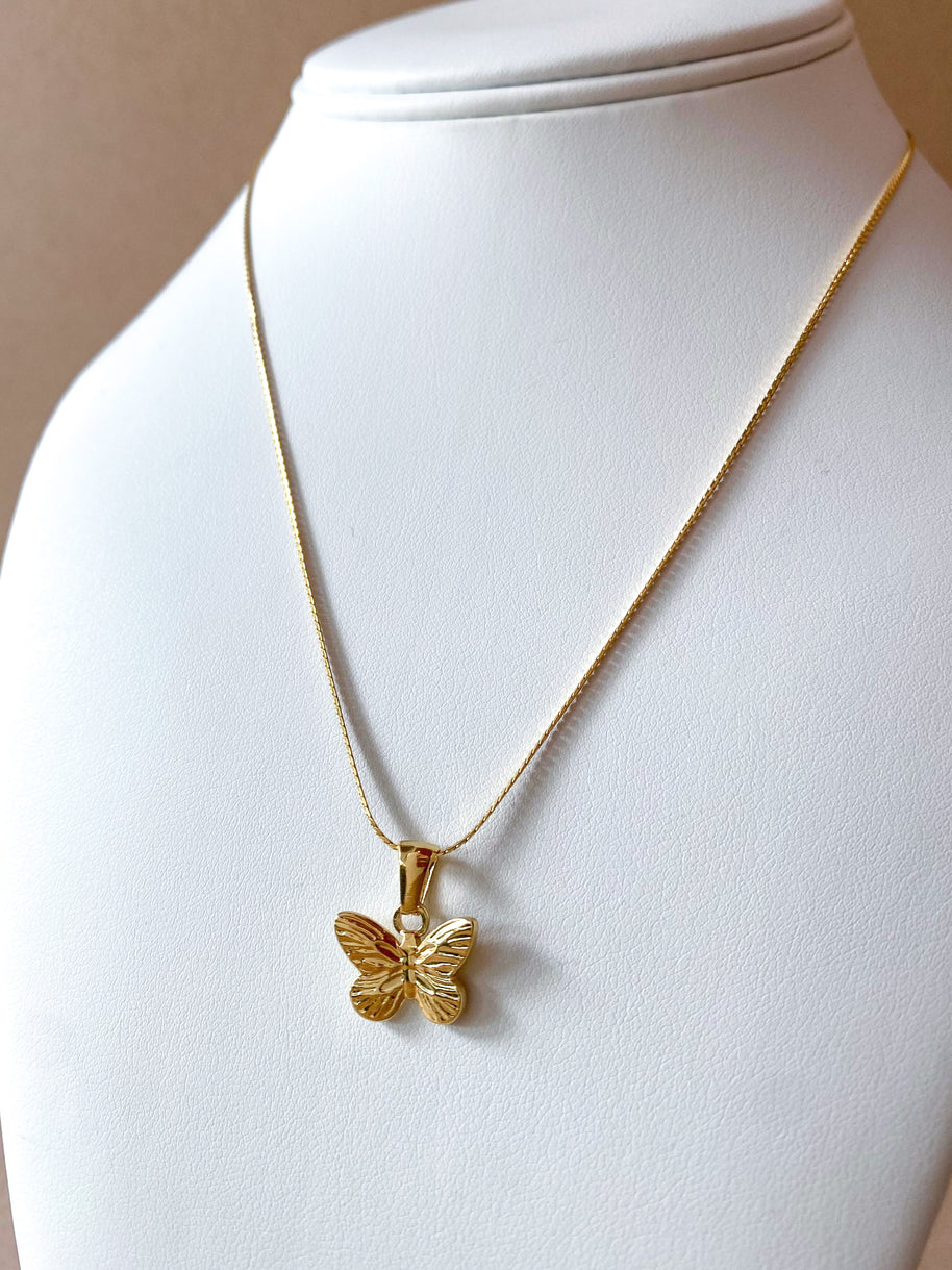 Butterfly Steel Necklace
