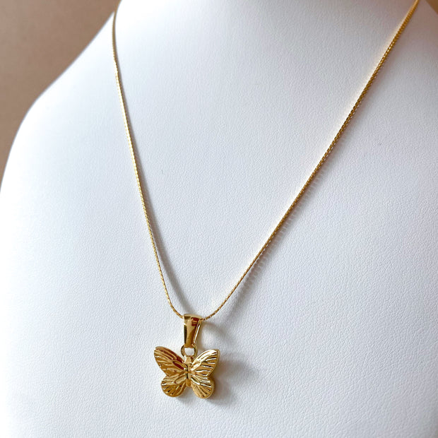 Butterfly Steel Necklace