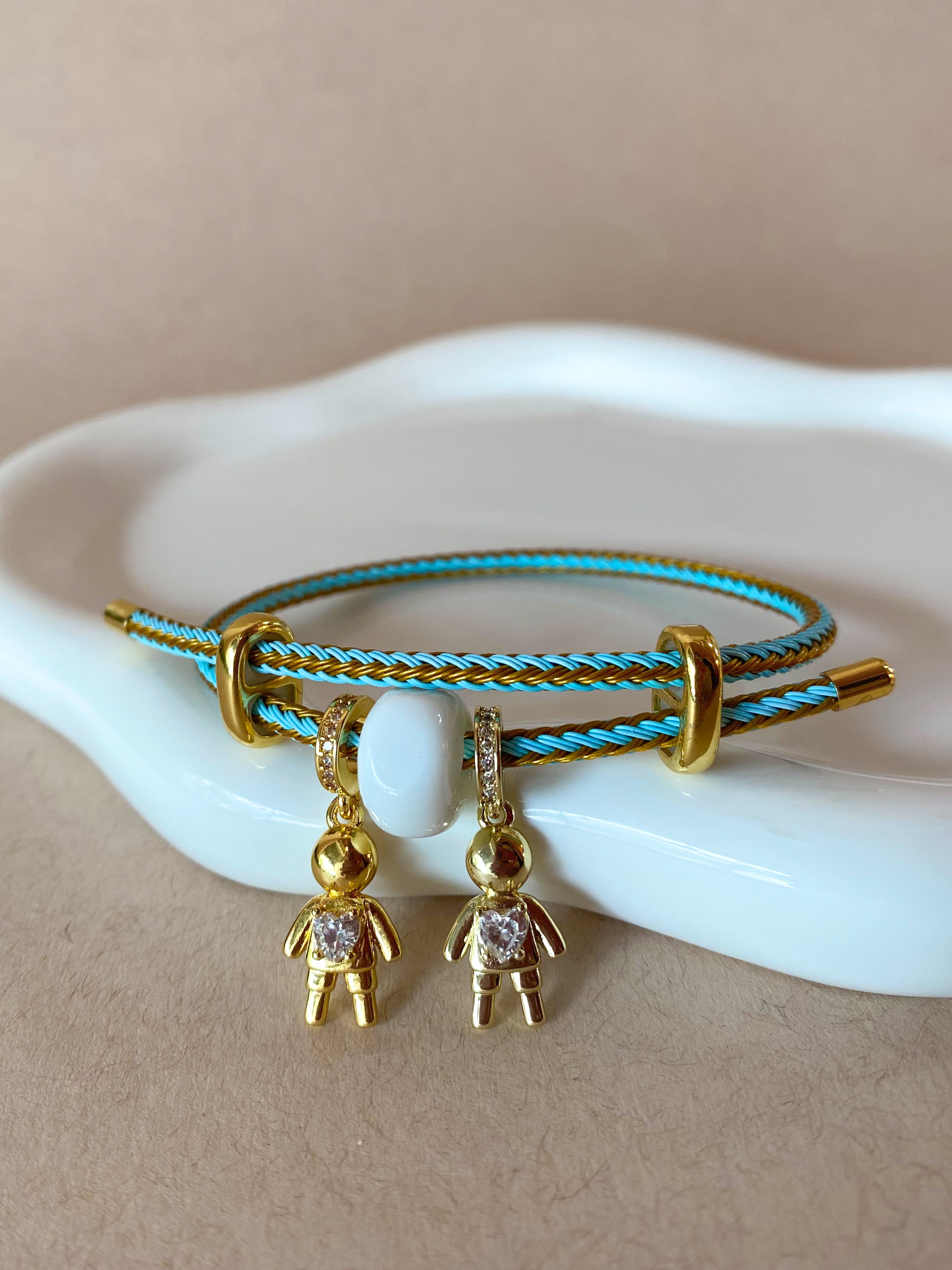 Kids and Turkish Stone Colorful Adjustable Bracelets