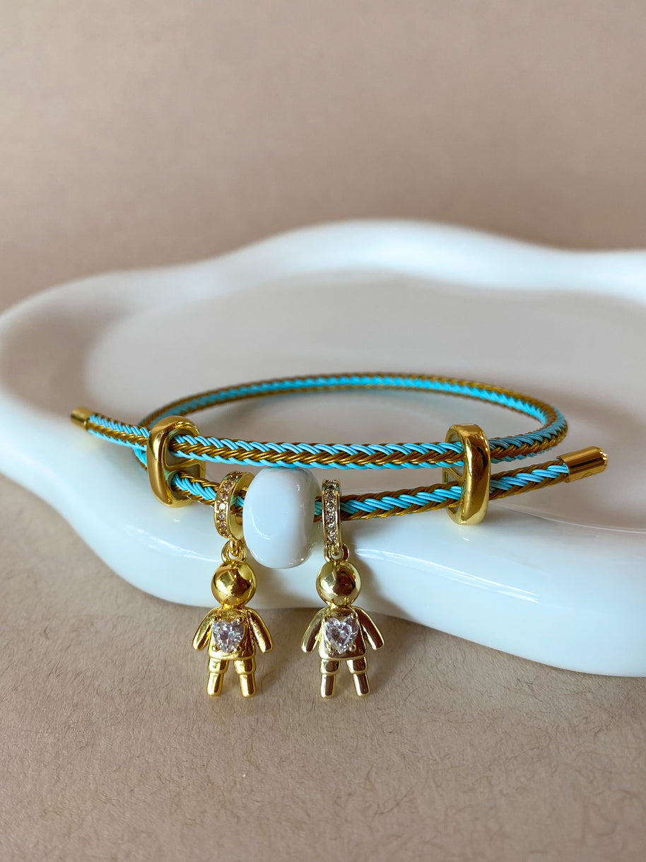Kids and Turkish Stone Colorful Adjustable Bracelets