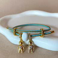 Kids and Turkish Stone Colorful Adjustable Bracelets