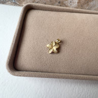 Hawaian Flower 14k Solid Gold Charm
