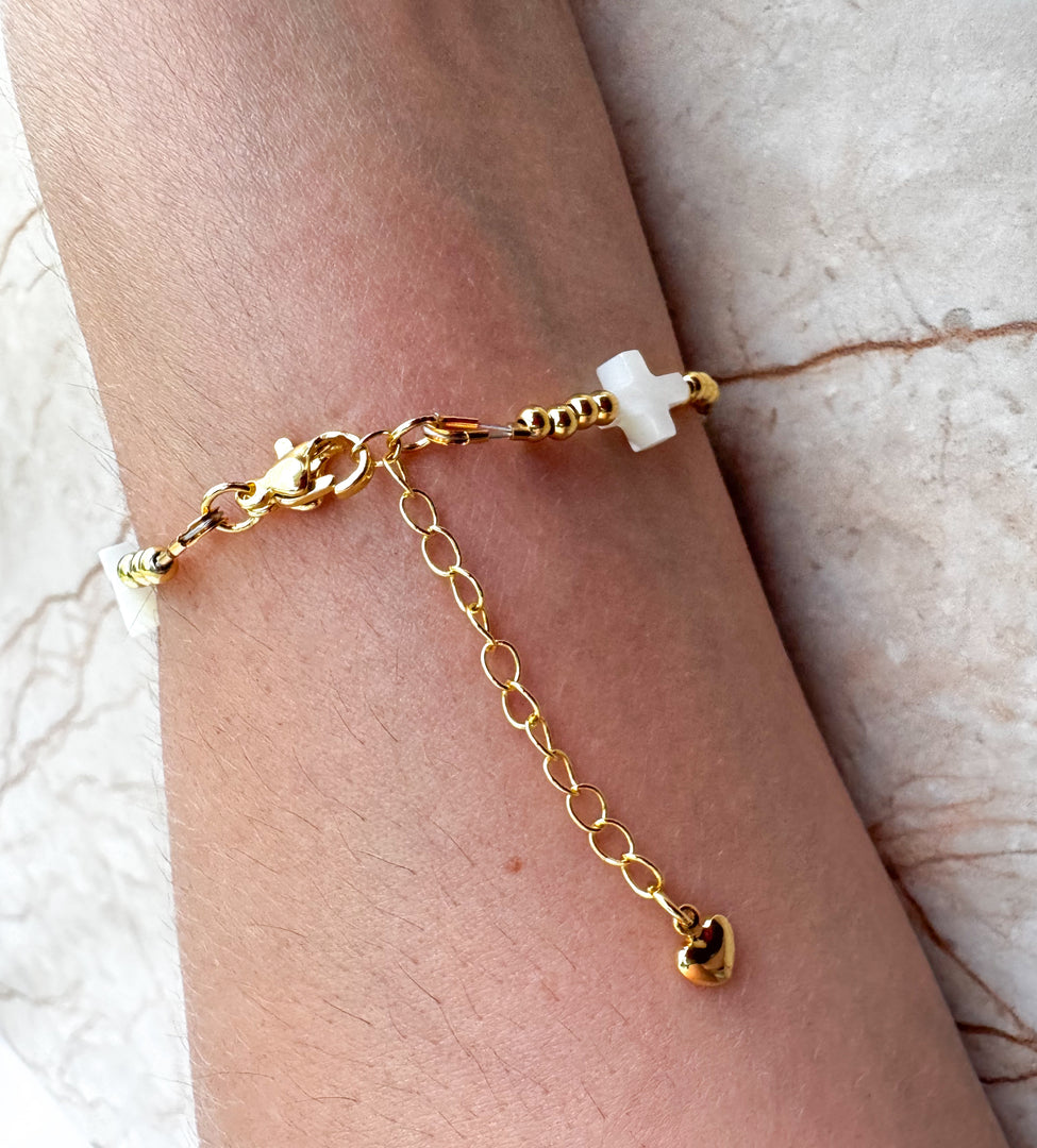 Pulsera Cruces Nacar