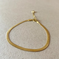 Golden Classic Style Steel Anklet