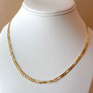 Plain Figaro Golden Style Chain Necklace