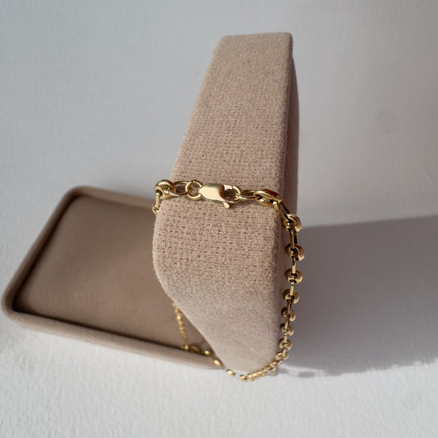 Mariner Link 18K Gold Anklet