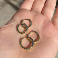 Classic Golden Hoops