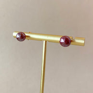 Red Ball Earrings