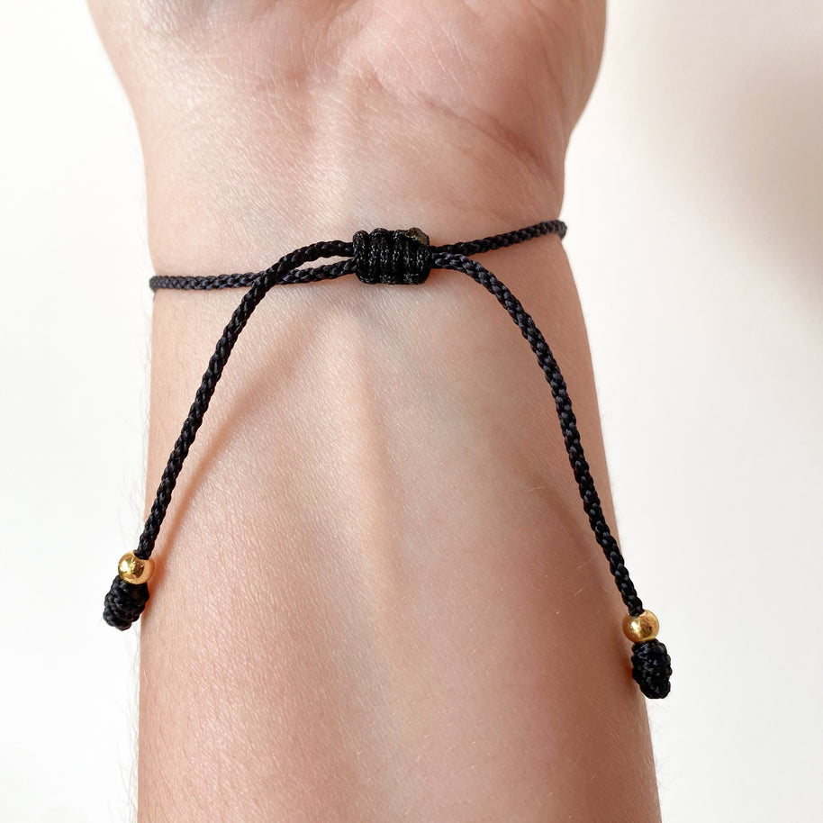 Black Thread Knots 3 Religious Charms