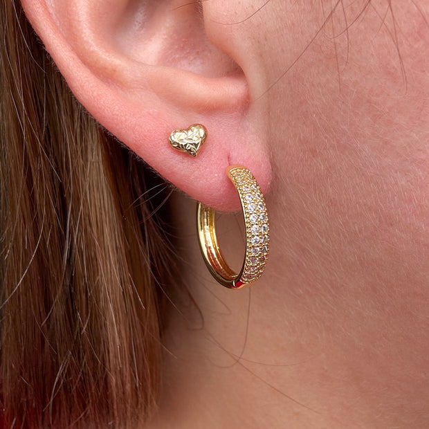 Argollas Gold Circones Mini